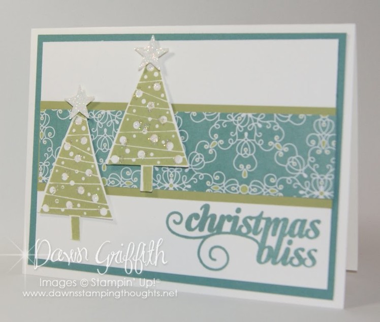 Christmas Bliss card with Dawn