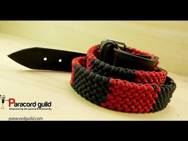 Conquistador braid paracord belt- the "proper" way