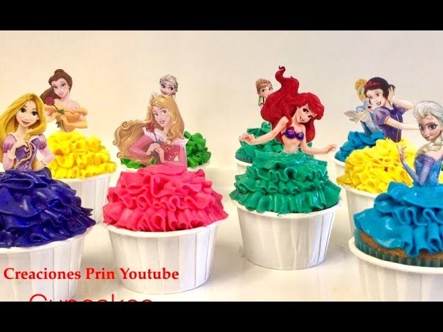 Cupcakes de Princesas de Disney
