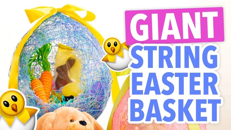 DIY Giant String Easter Egg Basket - HGTV Handmade