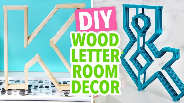 DIY Letters made from Coffee Stirrers - Easy Room Decor! - HGTV Handmade
