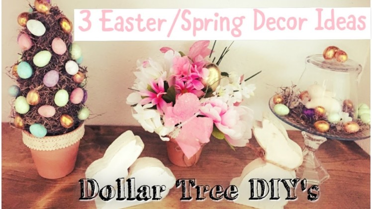 Dollar Tree Easter.Spring Decor Ideas | Topiary, Cloches,Centerpiece | Momma from scratch