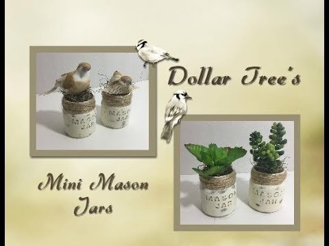 Dollar Tree's Mini Mason Jars DIY