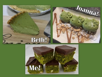 "Greenies" Green Tea Matcha Brownies - Matcha Madness Collab!