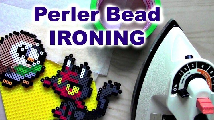 How I Iron Perler Beads (Masking Tape vs. Direct Fuse)