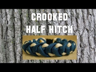 How to make a Crooked Half Hitch Paracord Bracelet Tutorial (Paracord 101)