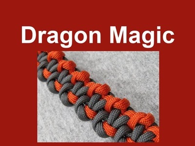How to make a Dragon Magic Paracord Bracelet Tutorial (Paracord 101)