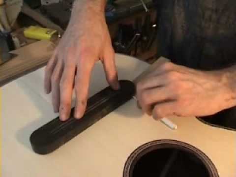 How to make a guitar:making a bridge part 1, with NK Forster