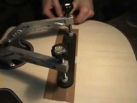 How to make a guitar:making a bridge part 2 with NK Forster