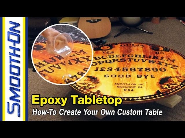 How To Make an Epoxy Tabletop with Custom Graphics Using Tarbender®