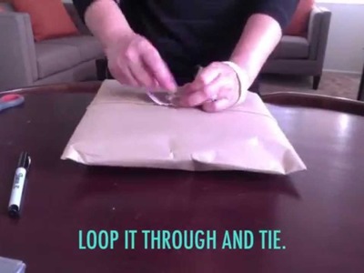 How To Wrap A Present Without A Gift Box