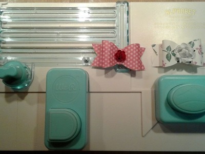 Make Cute Bows With The Alphabet Punch Board