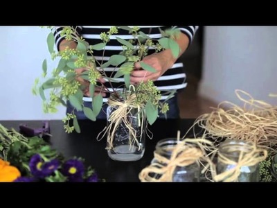 Mason Jar Floral Arrangement