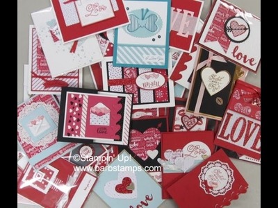 Sending Love Suite, 30+ card ideas!! Stampin' Up!