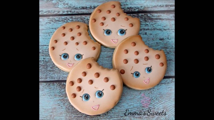 Shopkins Cookie Tutorial - Kooky Cookie by Emma's Sweets