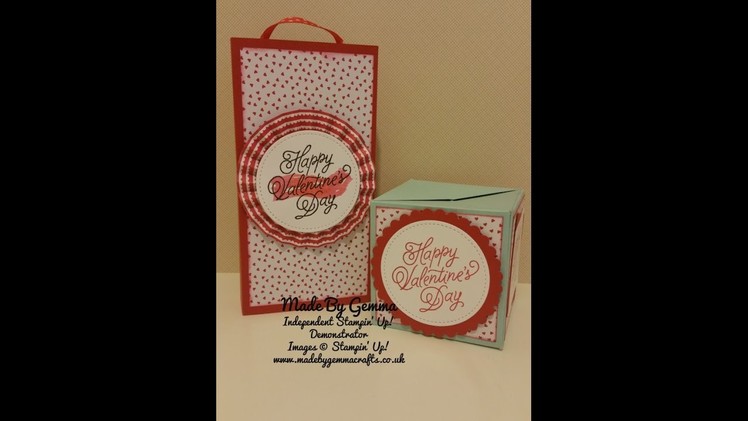 Stampin'Up! Poppin' Box Card PART 1