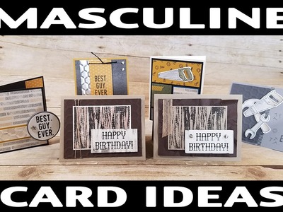 Stamping Jill - Masculine Card Ideas