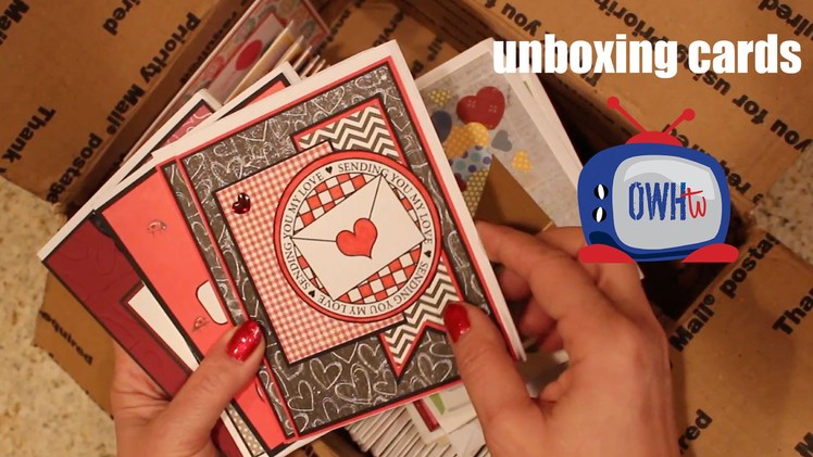 Unboxing Debbie's Cards