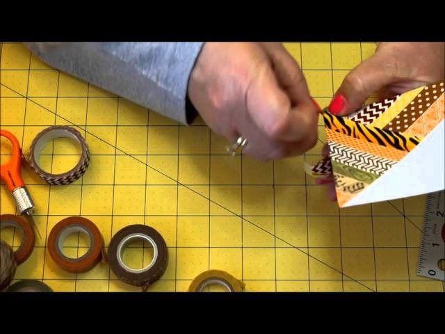 Use your WASHI TAPE to make cool cards! Also, trick with scor-tape S1E2