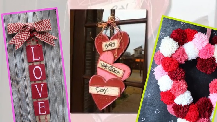 Valentines Wreath Ideas   2017 Valentine's Day Decor