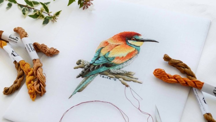 What is Needle Painting Embroidery