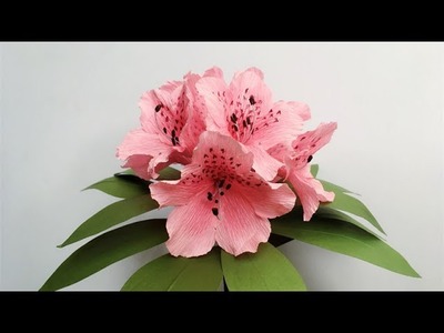 ABC TV | How To Make Azalea Paper Flower From Crepe Paper - Craft Tutorial