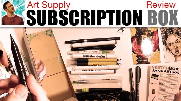 Art Supply Subscription Box Review (Sketch Box)