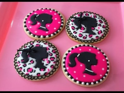 Barbie Silhouette Cookies(How To) 1st Set