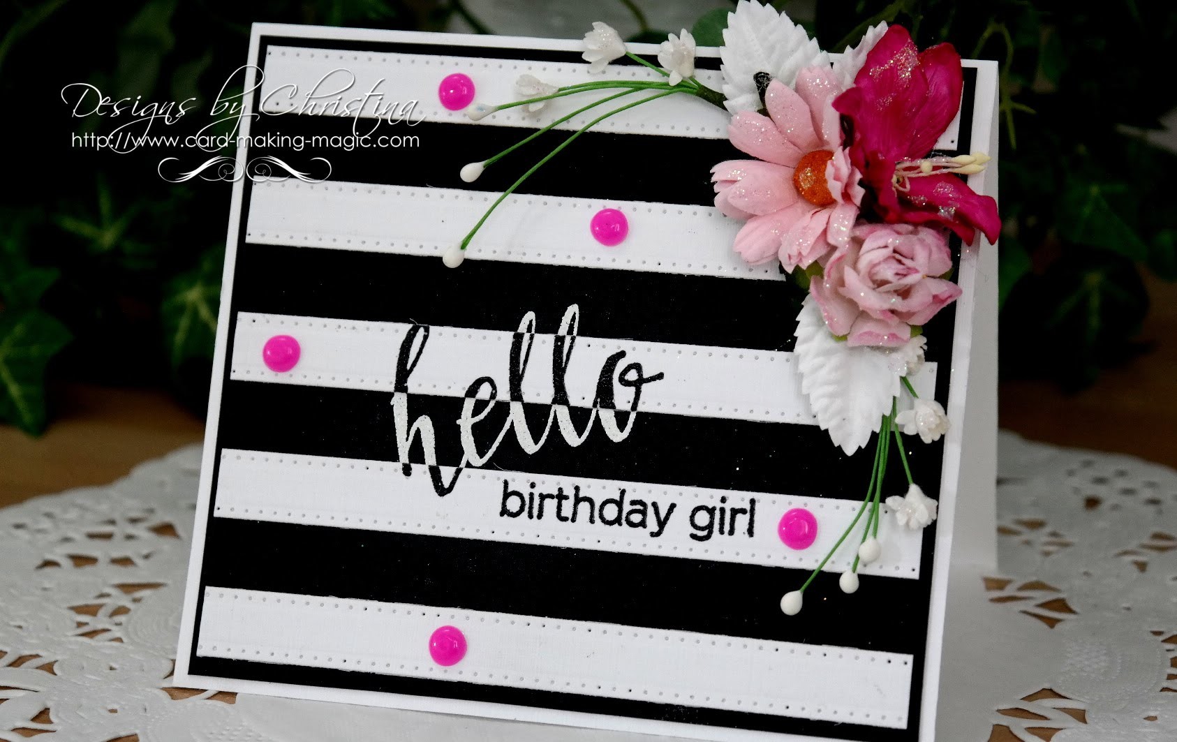 Wait card. Making Cards. Black White Card