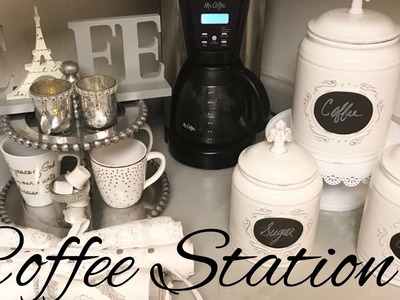 Coffee Station ☕️️ 2017 Decorate With me