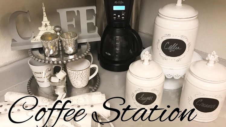 Coffee Station ☕️️ 2017 Decorate With me