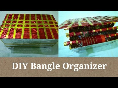 DIY Bangle Organizer in Hindi - Multipurpose Makeup and Accessories Organizer | Anupama Jha