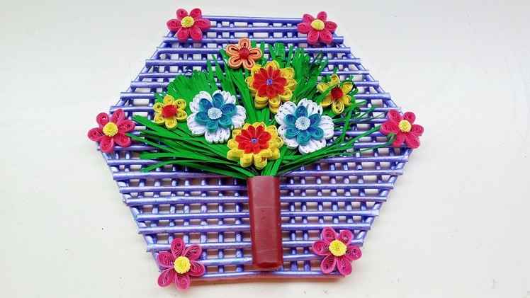 DIY Paper Quilling Wall Hanging Design for Room Decoration | Paper Quilling Art |