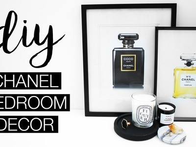 DIY ROOM DECOR! Chic Chanel Prints - DIY Bedroom Decor