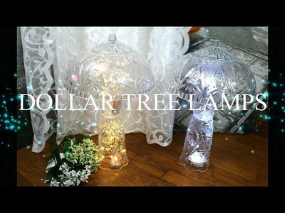 DOLLAR TREE Crystal Lamp DIY