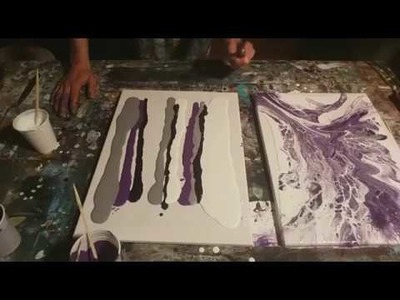 Fluid Painting   The Color Purple