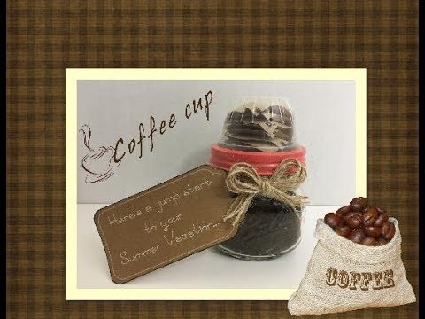 Gift EVERYTHING you need for a Pot of Coffee in a Mason Jar!!!!