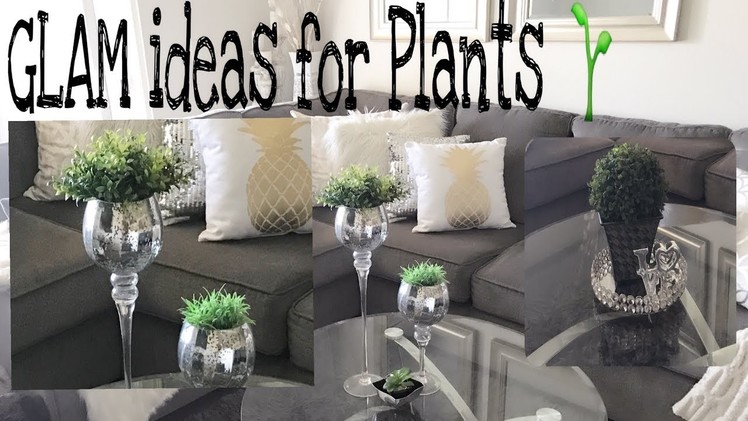 GLAM HOME DECOR | ???? Plant Glam| simple ideas for Plants & more
