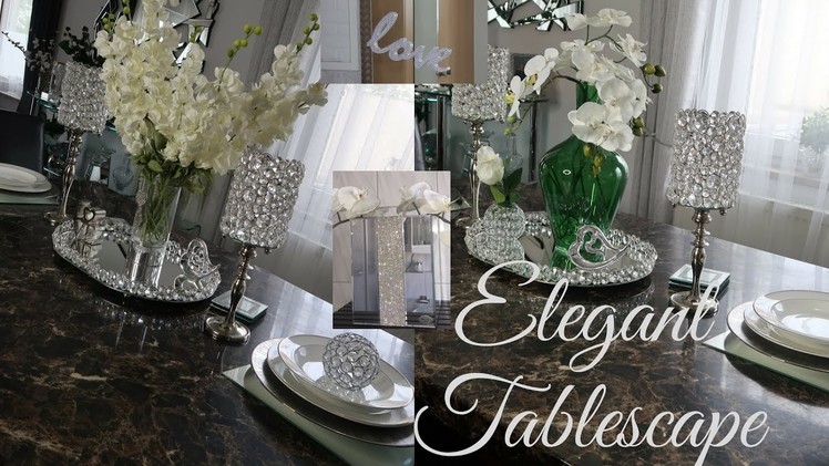 HOW TO~Elegant Glam Tablescape Ideas *Mother's Day, Brunch, Girl's Night