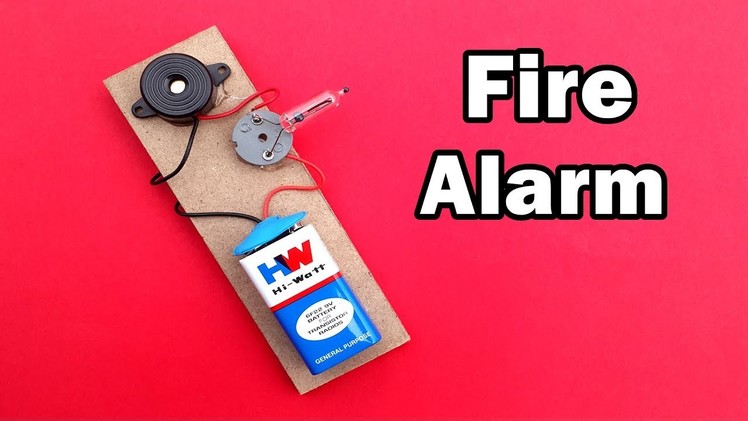 How to Make a Fire Detector with Alarm at Home - DIY