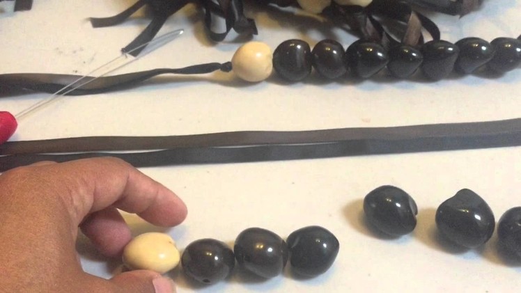 How to make a kukui nut lei - faster and easier