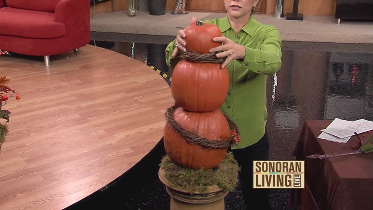 How to make a pumpkin topiary
