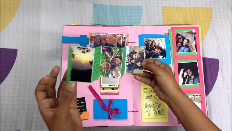 How to make handmade valentines day endless creative card.scrapbook