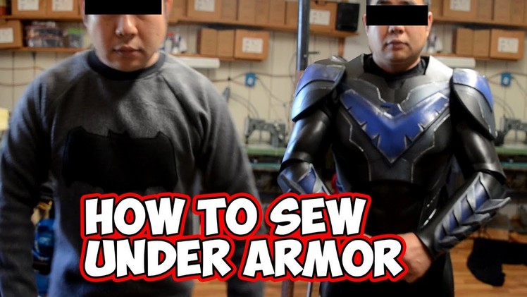 How to sew Under Armor tutorial for Cosplay costumes.