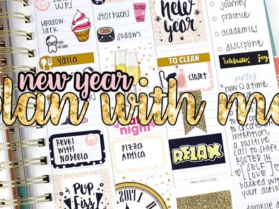 Inkwell Press Re-Plan with Me: Scribble Prints Co "NYE" | MandyPlans