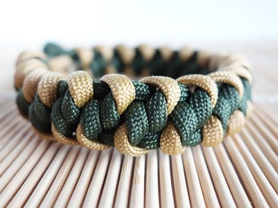 Mad Max Mated Wall Knot Paracord Bracelet Tutorial