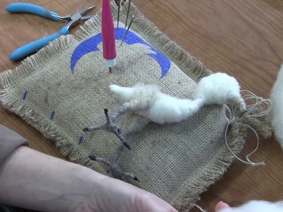 Needle Felted Baby Owl Part 2: Building up the Body and Shingling