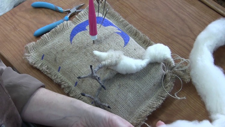 Needle Felted Baby Owl Part 2: Building up the Body and Shingling