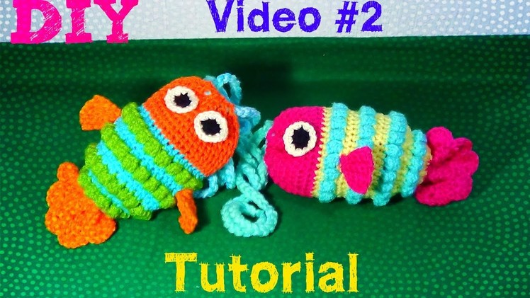 PEZ - Bolsa tejida a crochet - VIDEO #2