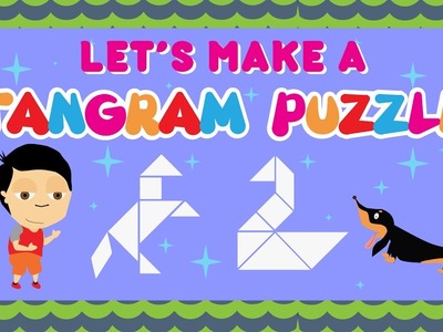 Play Tangram Puzzles with Dylan and Lazer | Activities for Kids